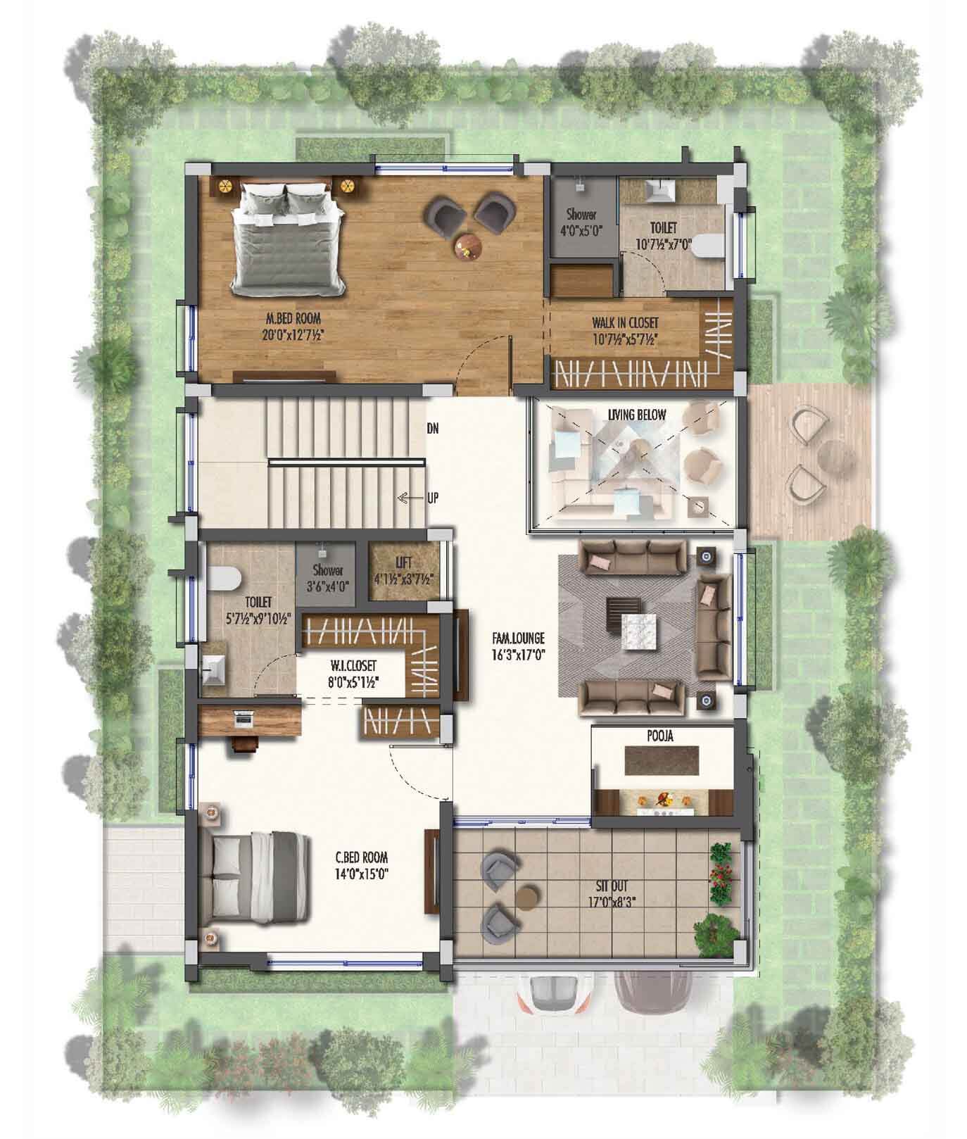 East Villa First Floor