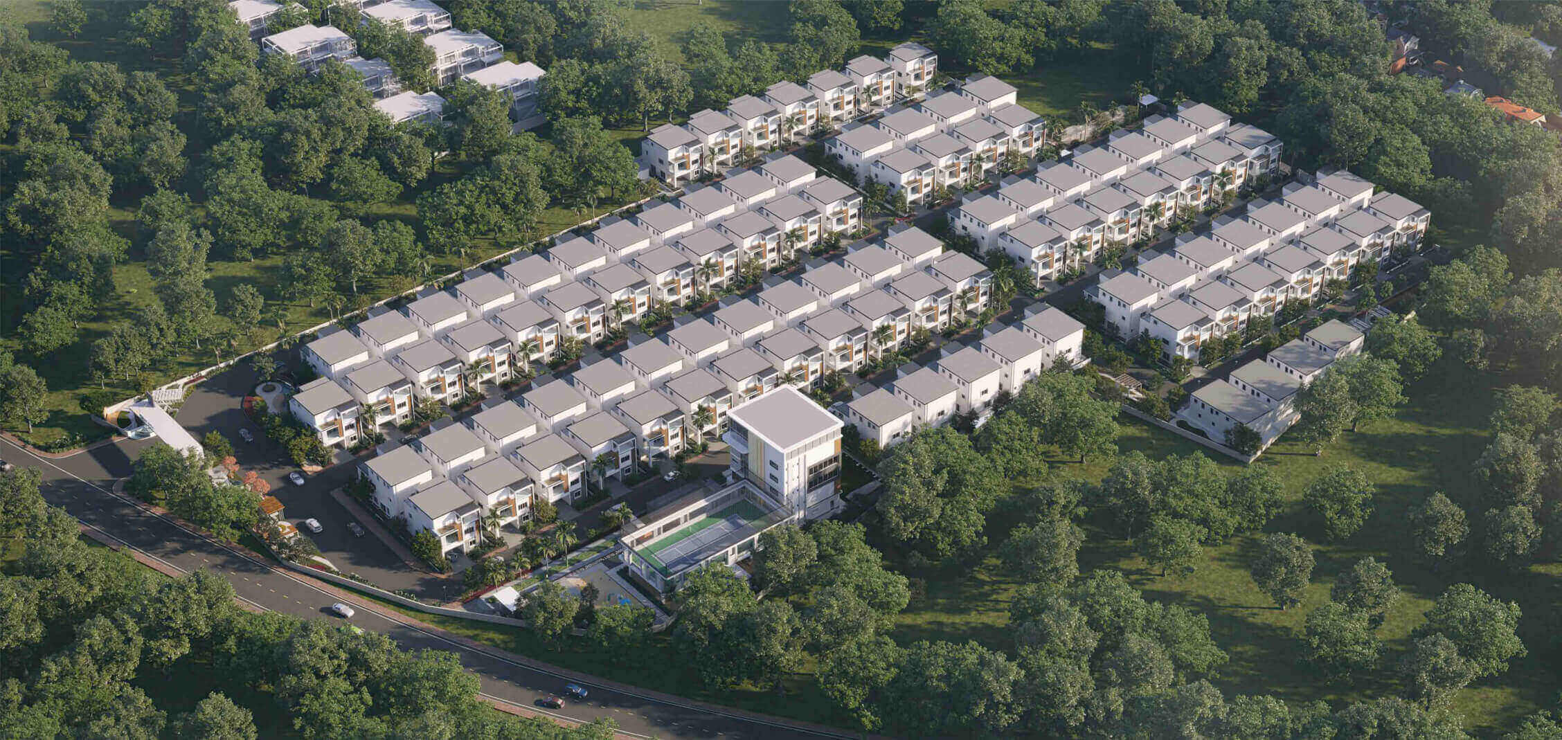 VeeKay Aura aerial view